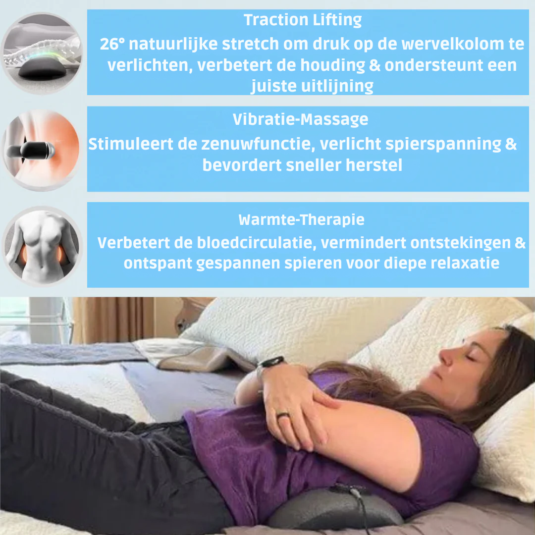 Lumora™ – Rugtherapie-apparaat voor pijnverlichting & herstel.