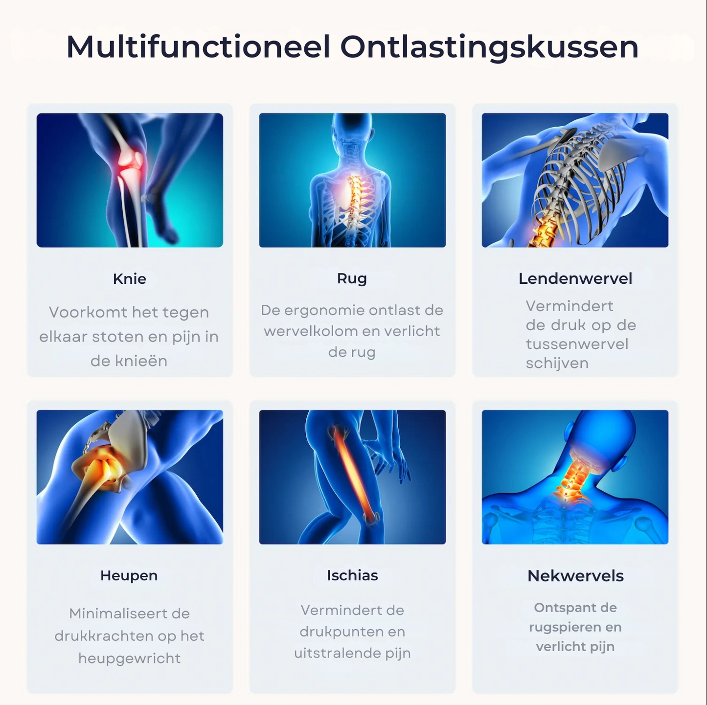 Restora™ | Orthopedisch Kniekussen – Het geheim van een pijnvrije slaap