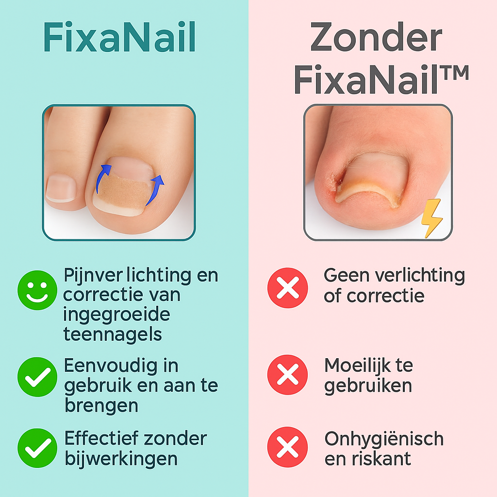 FixaNail™ | Herstel en versterk je nagels – zonder salonbezoek!
