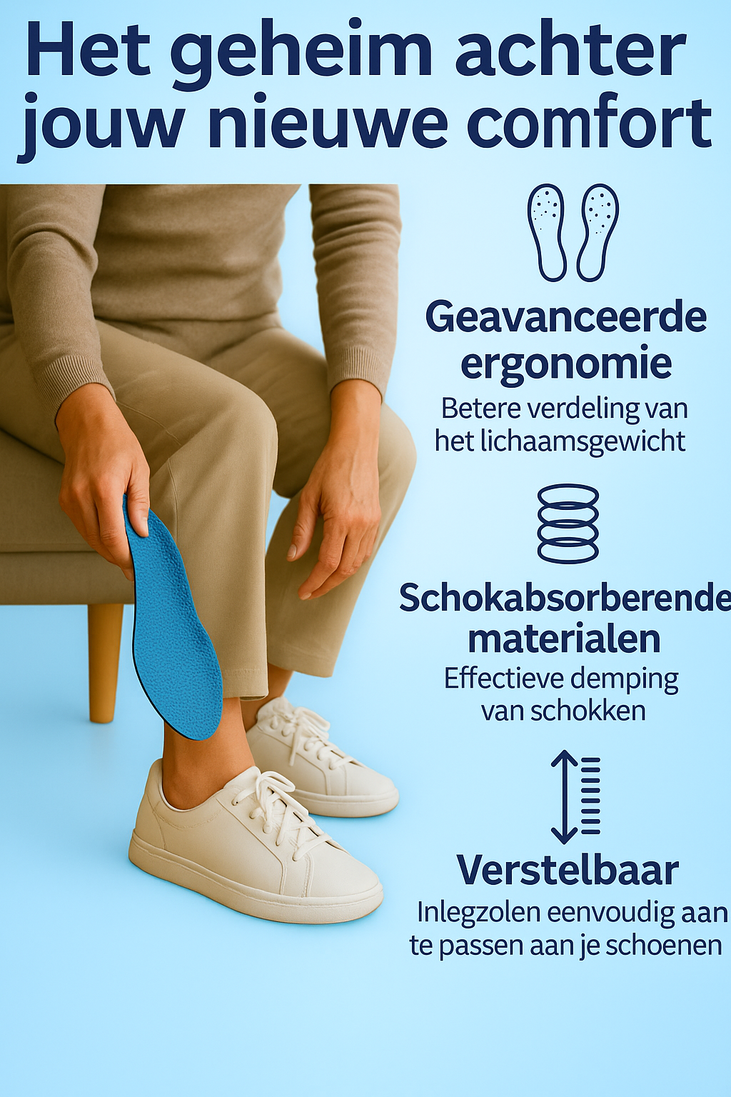 ComfySole™ | Orthopedische inlegzolen