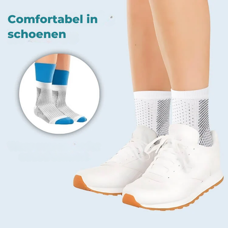 SocksFlow™ – 360° Comfort Compressiesokken met Maximale Ondersteuning