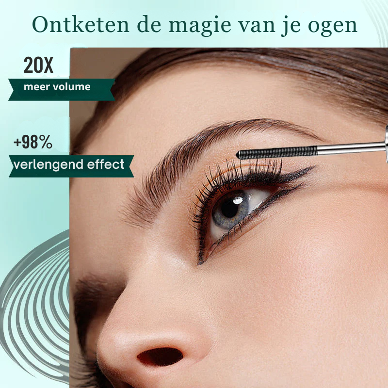 Veloura™|Ultieme verlengende en krullende mascara