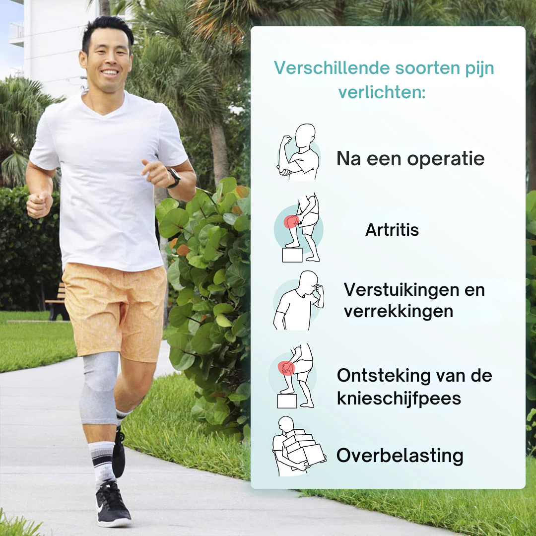 Kneecomfort™ – Bamboe Kniebrace voor Pijnverlichting & Ondersteuning