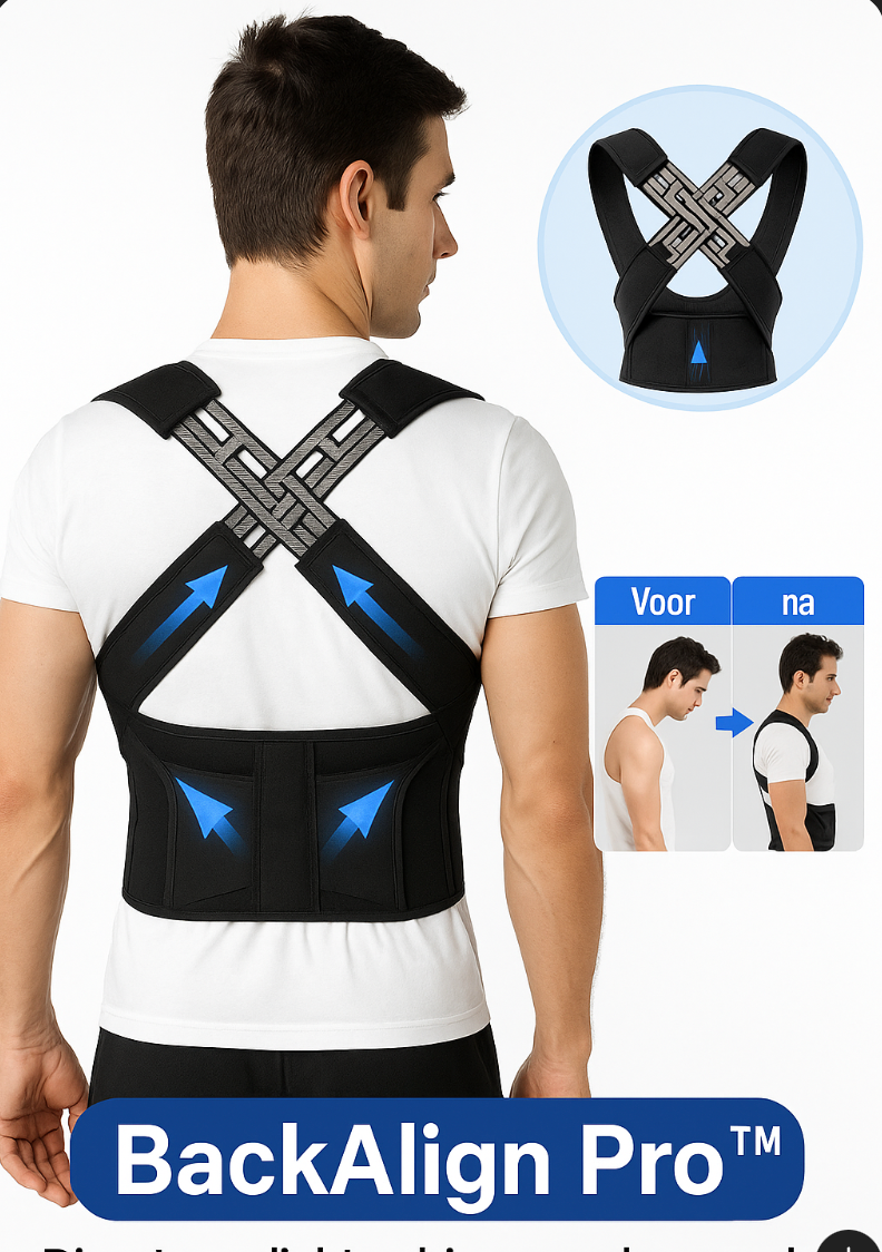 BackAlign Pro™ - Verstelbare Ergonomische Houdingcorrector