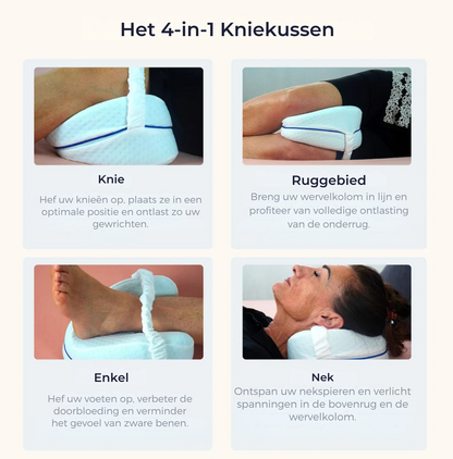Restora™ | Orthopedisch Kniekussen – Het geheim van een pijnvrije slaap