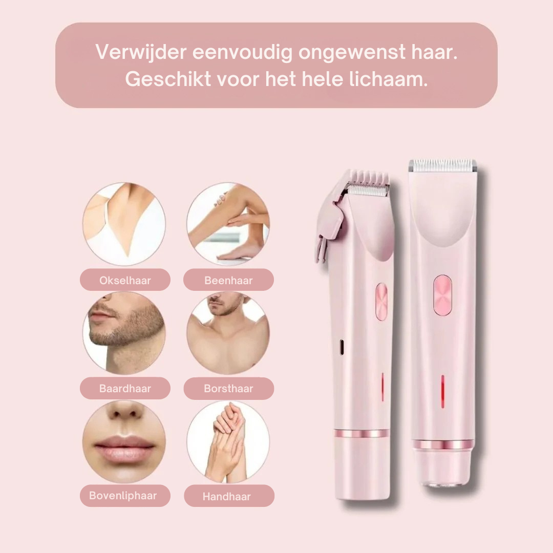 SilkPure™ - 2-in-1 Scheerapparaat voor Vrouwen