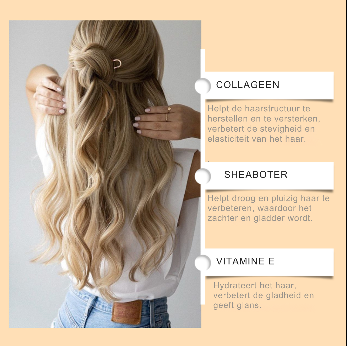 EverGlow™ Collagen Haarmasker – Breng de jeugdige glans terug in je haar.