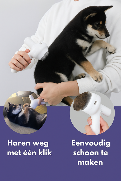 FurEase™ | Professionele Stoomborstel voor Honden & Katten