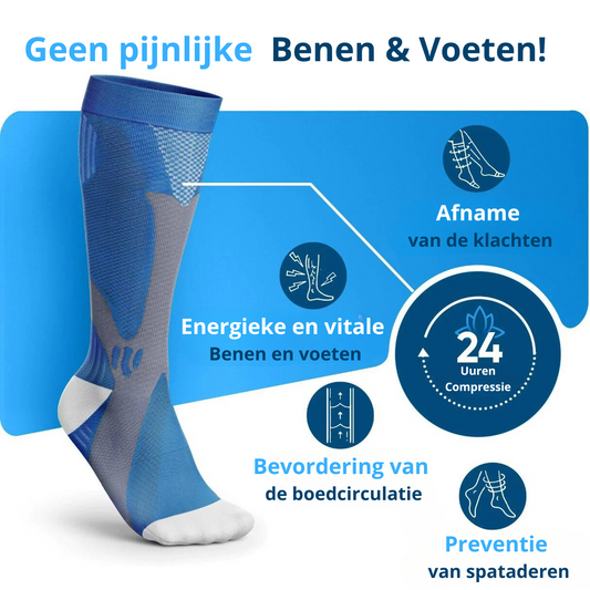 Bompee™| compressiekousen voor pijnvrije benen & voeten