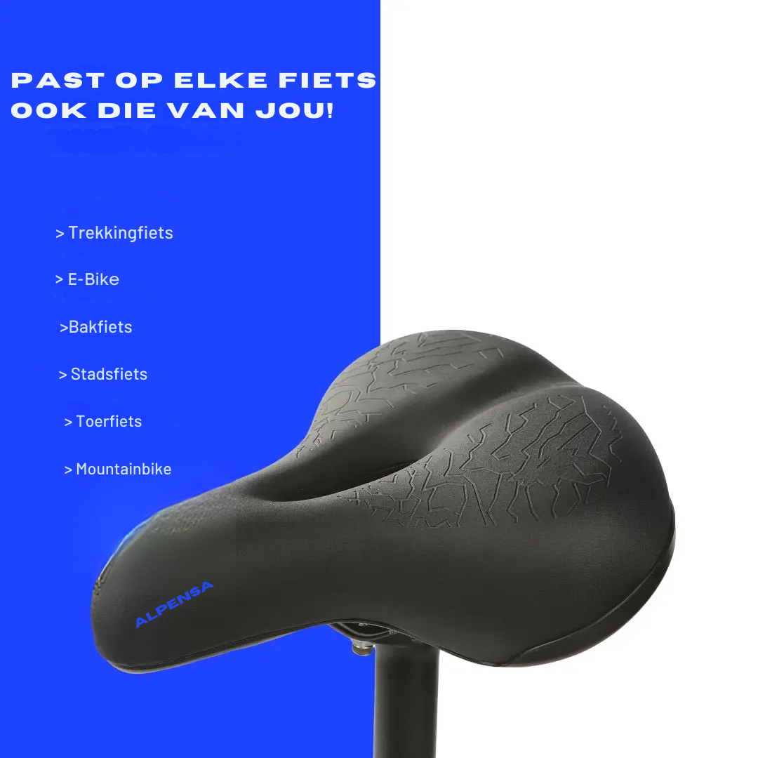 VeluFit | Ergonomisch Fietszadel voor Zorgeloos Rijplezier