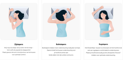 DreamAlign™ | Ergonomisch Drukverlagend Kussen