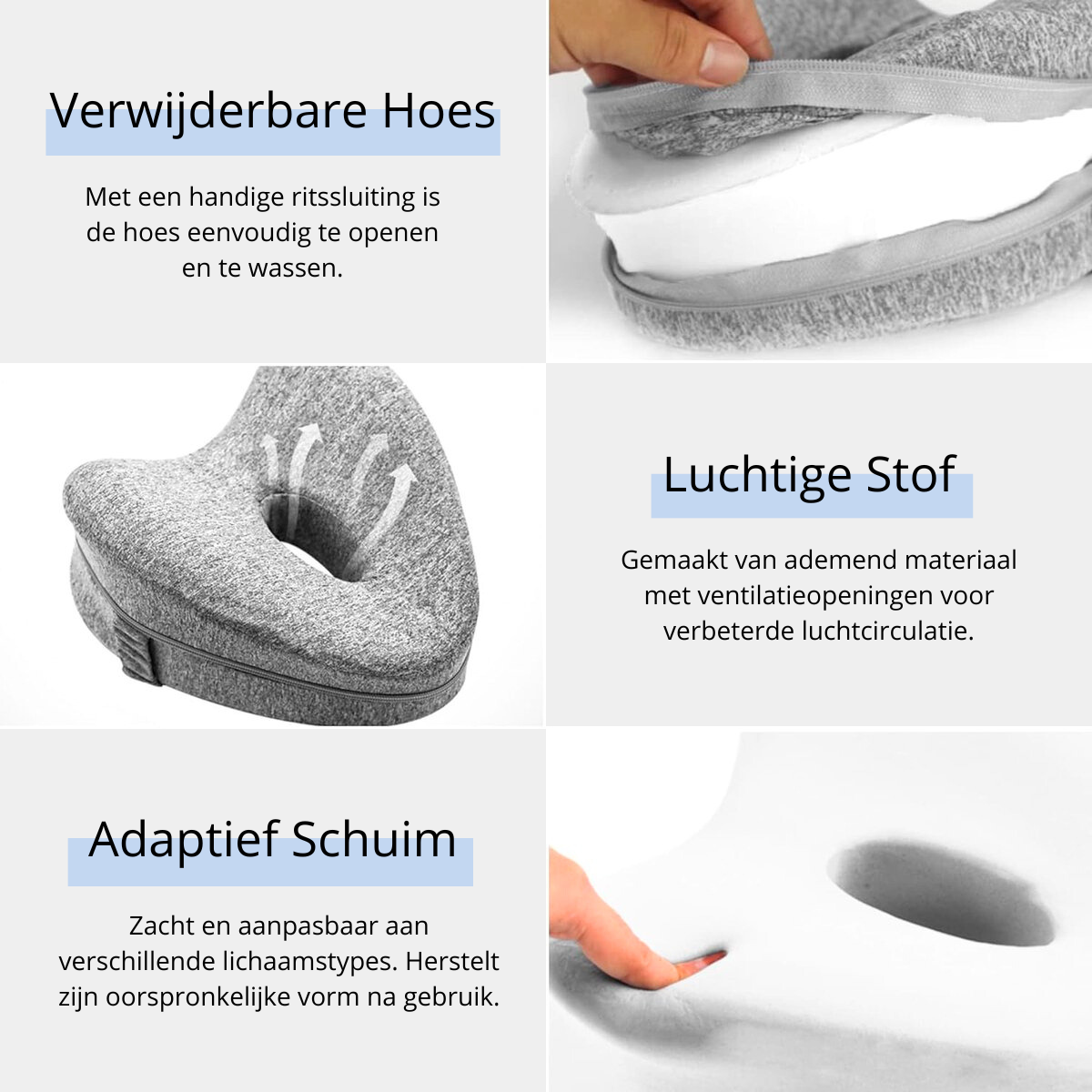 CosyAlign™ - Steunkussen voor rug, heup & knie