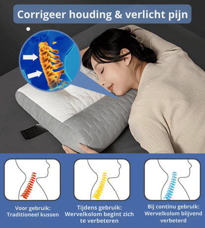 CerviCare™ – Premium Orthopedisch Kussen voor Nek & Rug